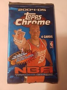 1 Pack Sealed 2004-05 TOPPS CHROME NBA  LEBRON 2ND YEAR REFRACTOR? 💎