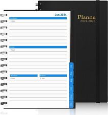 2024-2025 18 Month Daily Planner Calendar with Tabs Monthly Weekly Daily Planner