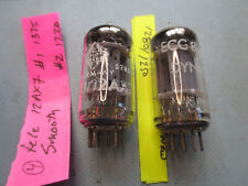 2  Excellent strong telefunken smooth plate 12ax7  tubes Hickok Tested