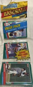 1991 DONRUSS BASEBALL CARDS RACK PACK 45 CARDS 9 PUZZLE PIECES SERIES 2 SEALED