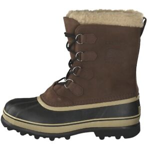 Sorel Caribou 238 Bruno Boots In Brown Size 10 Waterproof Winter Snow Traction