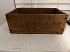 VINTAGE WOOD BOX YEAST FOAM EMPTY FOR ROOT BEER Etc. NW YEAST CO 8.5x5.25x3.25