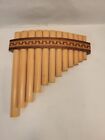 Artisan Pan Flute From Peru Made Of Bamboo 12-Pipes