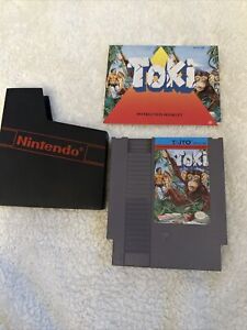 Toki (Nintendo Entertainment System, 1991) NES With Manual Great Condition!