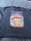 2000s Megadeth Mega Deth Metal Death Music Band Concert Nuke Graphic Shirt 2XL