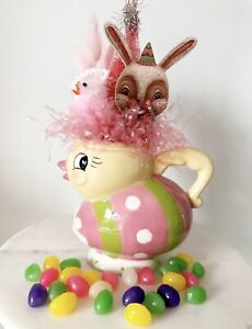 Vintage Style Easter Assemblage, Johanna Parker Easter Bunny