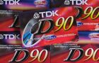 TDK D90 Blank Audio (5) NEW Cassette Tapes HIGH OUTPUT IEC1/TYPE 1