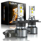 2x For 2020-2023 Kia Soul H4 9003 LED Headlight Bulbs 6000K White High Low Beam (For: 2023 Kia Soul)
