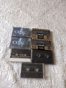 Maxell XL-II 60-minute Blank Audio Cassette Sony CD IT 74 And 3 TDK SA Cassettes
