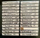 Lot 24 Memorex DBS/TDK 60 Minute Pre Recorded Audio Cassette Tapes Sold As Blank