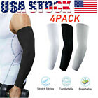 4 Pairs Cooling Arm Sleeves Cover UV Sun Protection Sports Outdoor For Men Women