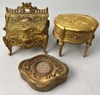 Set Of Three Antique France Jewelry box