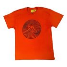 Aphex Twin Coachella Virgil Abloh Orange T-Shirt Size Large L