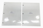2 Braille Paper  8.5 x 11 inches  100 sheet pack  3 Hole  Heavy Weight 2 Packs