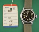 NOS Case Vintage 1945 ELGIN Type A-11 WWII Air Force US Army Hacking Watch