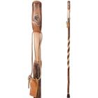 Brazos Walking Sticks Twisted Hickory Walking Stick 55 in. W/ Traditional Handle