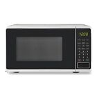 0.7CuFt Compact Countertop Microwave Oven White 700W Power LED Display