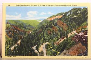 Arizona AZ Flagstaff Prescott Oak Creek Canyon Postcard Old Vintage Card View PC