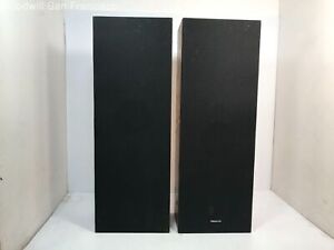 Pair Of Panasonic Front Left And Right Floor Standing Tower Speakers