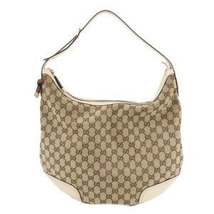 Auth GUCCI Sherry Princy GG Canvas Leather One Shoulder Bag 162882 Used F/S