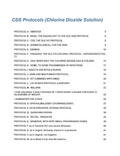 Web Access to CDS Chlorine Dioxide Solution Protocols (Andreas Kalcker), 46 pgs