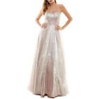 City Studio Womens Metallic Nylon Prom Evening Dress Gown Juniors BHFO 3444