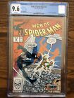 Web of Spider-Man #36 CGC NM+ 9.6 White Pages 1st Tombstone!