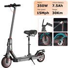 Adults 350W Kick Electric Scooter 30Km Long Range Foldable E-scooter With Seat