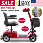 2024 4 Wheels Mobility Scooter Power Wheelchair Folding Electric For Home Travel