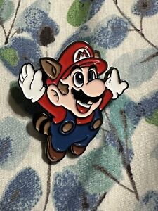 Super Nintendo Super Mario Raccoon Flying Mario Enamel Pin