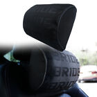 2Pcs JDM Bride Black Gradation Neck Headrest pillow Fabric Racing Seat Material