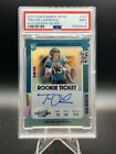 2021 Contenders Optic Trevor Lawrence RC Auto Silver PSA 9