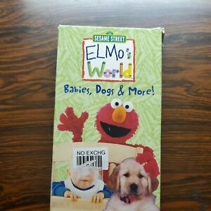 Elmos World - Babies, Dogs & More (VHS, 2000) Sesame Street