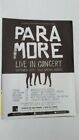 PARAMORE 2013 Tour Press ADVERT/Poster/Clipping 11x8 inches (2)