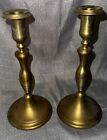 New ListingVintage Solid Brass Candlestick Holders - Pair