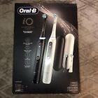 Oral-B iO Brilliant Clean Black & White Rechargeable Toothbrush Bluetooth 2 Pack