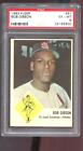 1963 Fleer #61 Bob Gibson St. Louis Cardinals PSA 6 Graded Baseball Card MLB