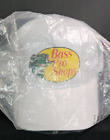 Bass Pro Shops Hat Outdoor Fishing Snap-Back Trucker Mesh Cap WHITE Sealed