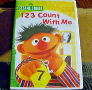 Sesame Street - 1 2 3 Count With Me (DVD, 1999) Ernie Elmo Free Shipping!