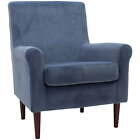 Raelynn Lounge Chair, Light Navy