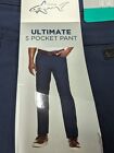Greg Norman navy blue ML75 Luxury Microfiber Ultimate 5-Pocket casual Pants
