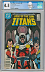 George Perez Collection Copy CGC 4.5 Tales of the Teen Titans 89 Pérez Cover Art