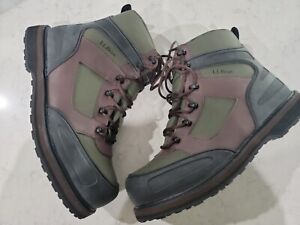 LL Bean Wading Boots Mens Size 11  Waterproof River Studded