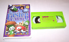 VeggieTales AN EASTER CAROL (VHS, 2004) Green Tape - Hard Clamshell Case