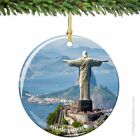 Rio De Janeiro Porcelain Ornament - Brazil Christmas Souvenir Travel Gift