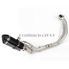 Motorcycle Full Exhaust System Circle Pipe For YAMAHA MT07 FZ07 XSR700 2014-2020