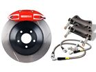 Stoptech Centric Big Brake Kit Red Caliper Slotted Rotor Front For 15-19 Audi A3 (For: Audi)