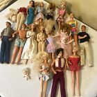 Vintage 60’s? 70’s? 80s? 90s? more recent? Barbie Dolls Lot Of 17 Dolls For Part