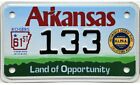 *99 CENT SALE*  2015 Rogers Arkansas ALPCA MEET MOTORCYCLE License Plate #133 NR