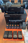 Sony FDR-AX700 4K Camcorder  with Batteries, chargers, remotes, OEM Box & Manual